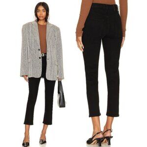 NWT CITIZENS OF HUMANITY Isola Straight Crop Size 24 Plush Black